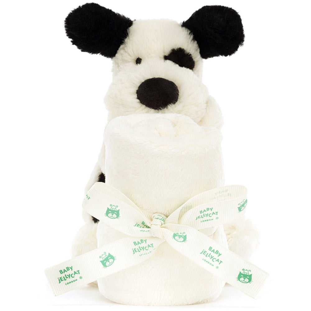 Køb Jellycat Bashful Black & Cream Hvalp Nusseklud