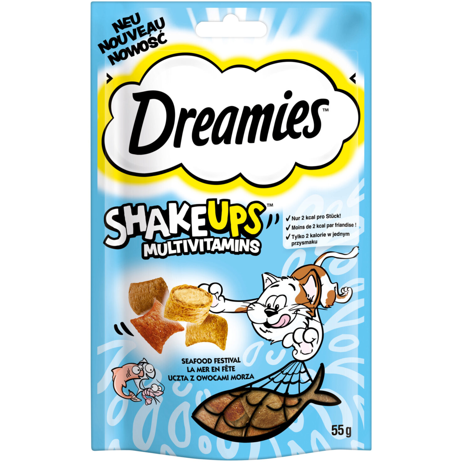 Dreamies Katzensnack Shake Up Lachs