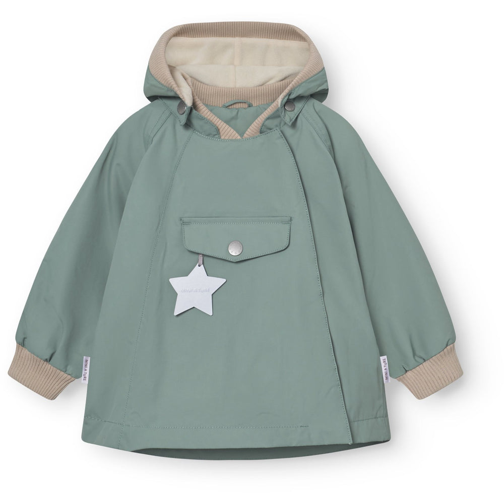 Køb Mini A ture Granite Green Matwai Fleece Lined Jacket. Grs