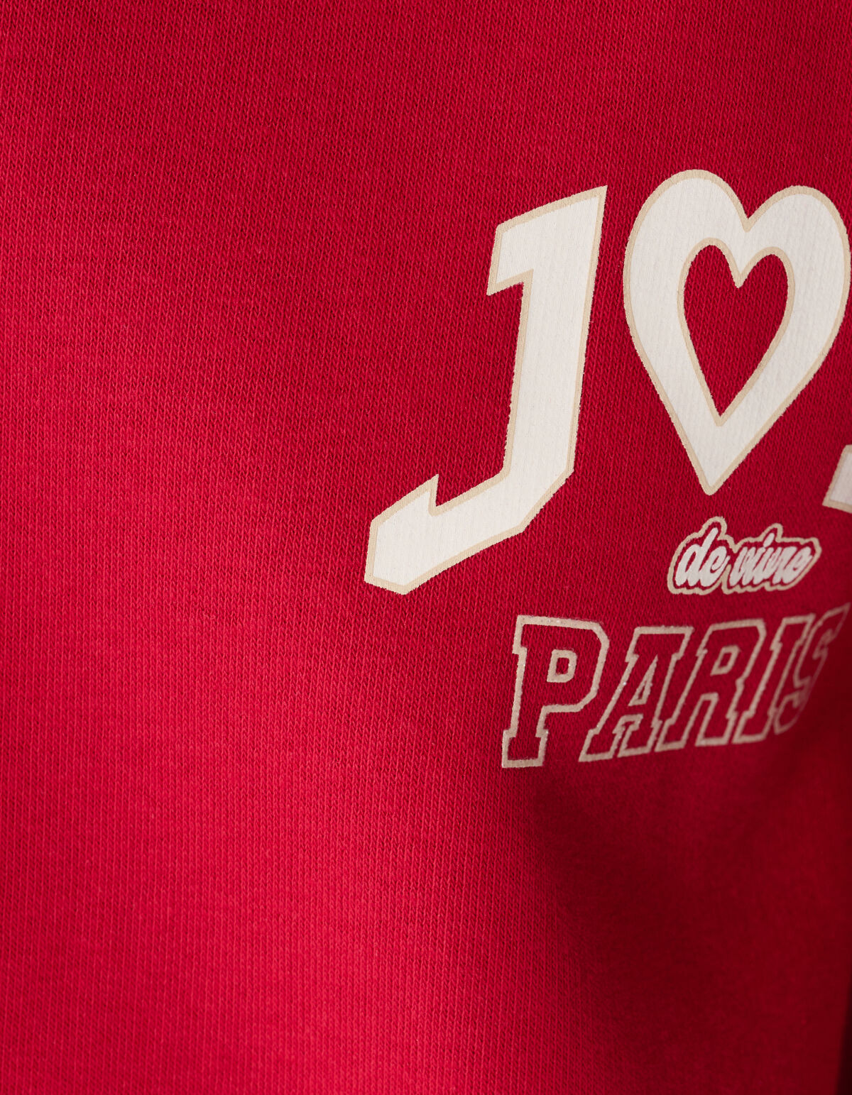 Joie De Vivre Artwork Sweater Rood