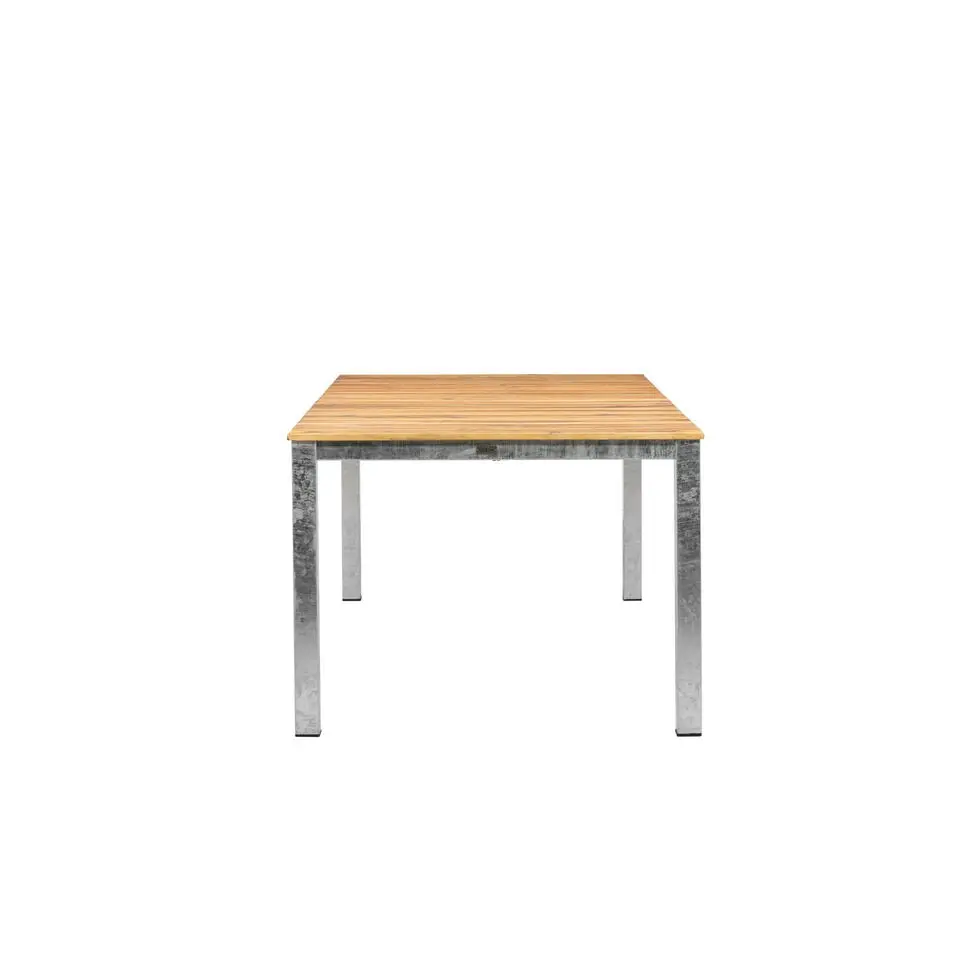 Tuintafel Acaciahout/Metaal - 200x100x74cm - Zenia