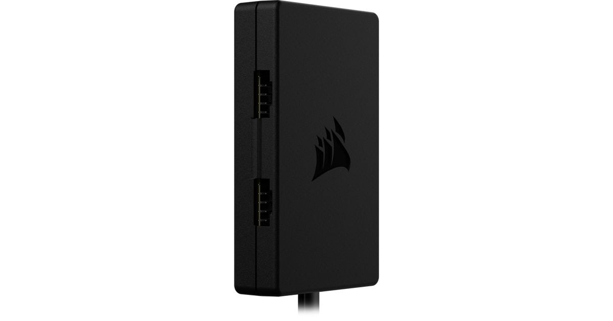 CorsairInterne USB 2.0-hub met 4 Poorten usb-hub  (Zwart, 0,45 meter)