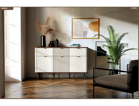 OTITEC - Commode - l.130 x h.82 x p.40 - marly - cachemire