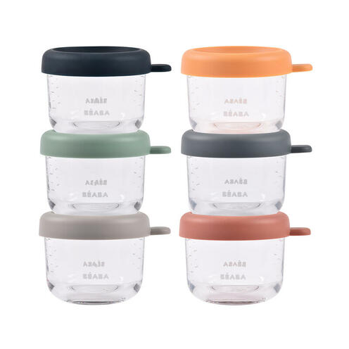 Coffret 6 portions verre Sunrise Color 150 ml - BEABA