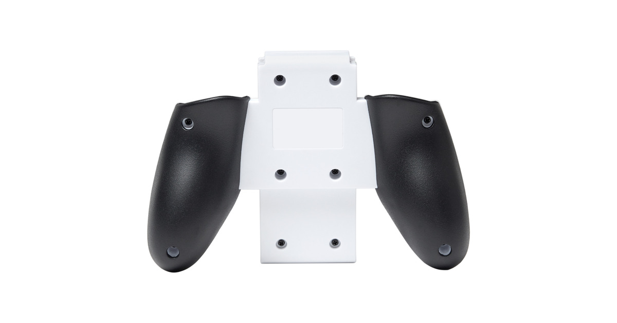 PowerAJoy-Con Comfort Grip for Nintendo Switch - White bevestiging  (Wit)