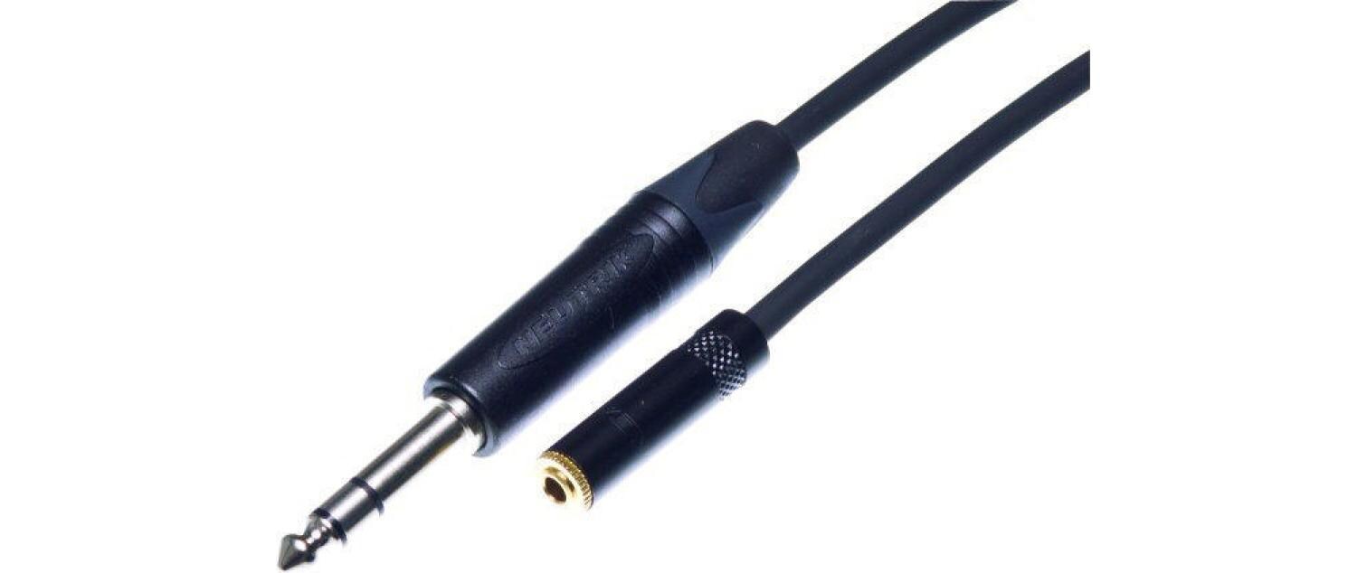 Audio-Kabel NKKMJ3-BL 6.3 mm Klinke - 3.5 mm Klinke 3 mVerlängerungskabel