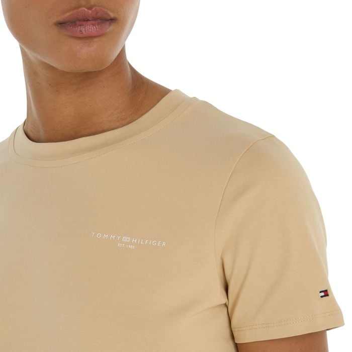 Tommy Hilfiger 1985 Regular Mini Corp Logo Shirt Dames