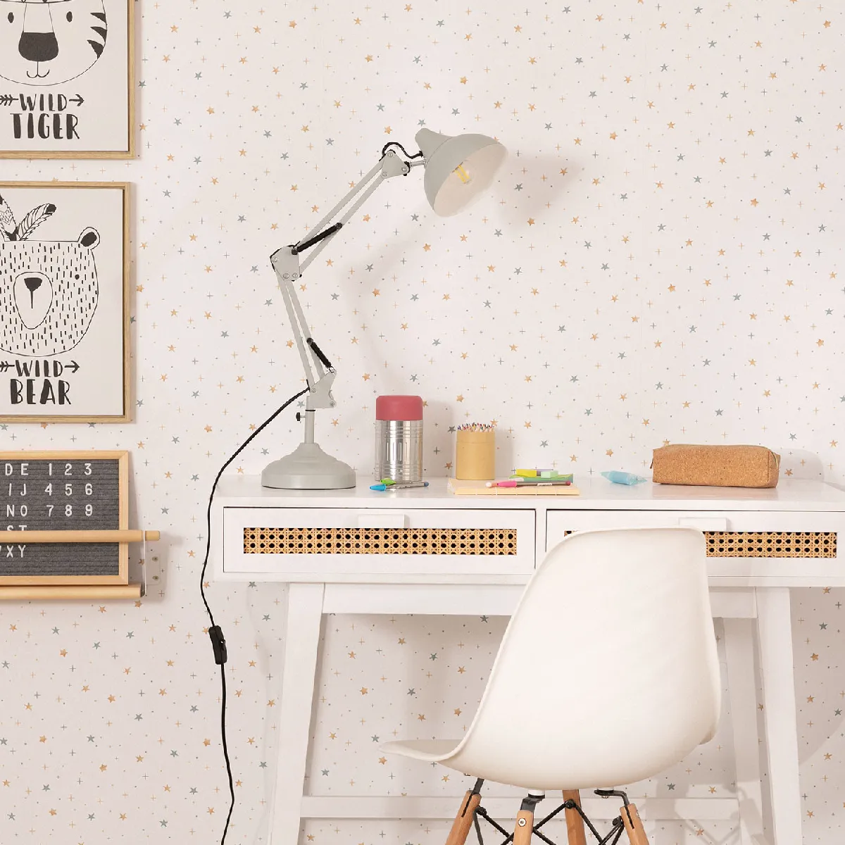 Ledkia Lampe de Bureau Ceres - Vert