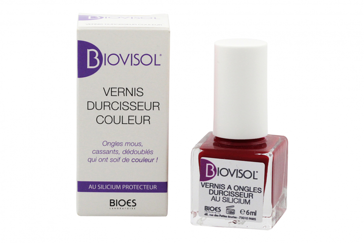 Biovisol vernis durcisseur couleur 6ml 03 rouge vif