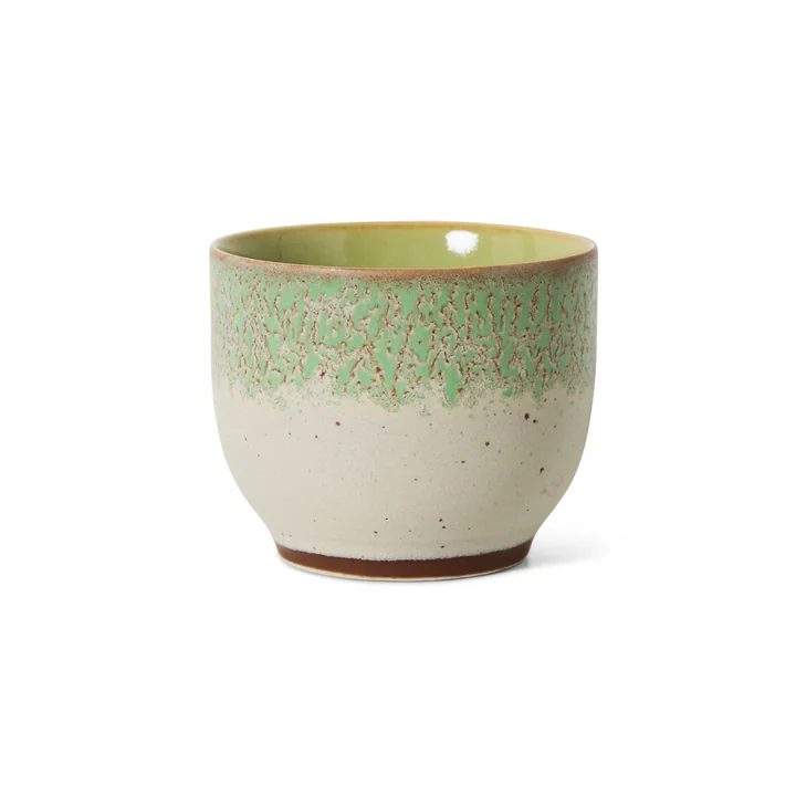 HKliving - 70's Kaffeebecher, 250 ml, chalk