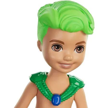 Barbie Dreamtopie Chelsea Meerjungfrau - Meermann Junge grün
