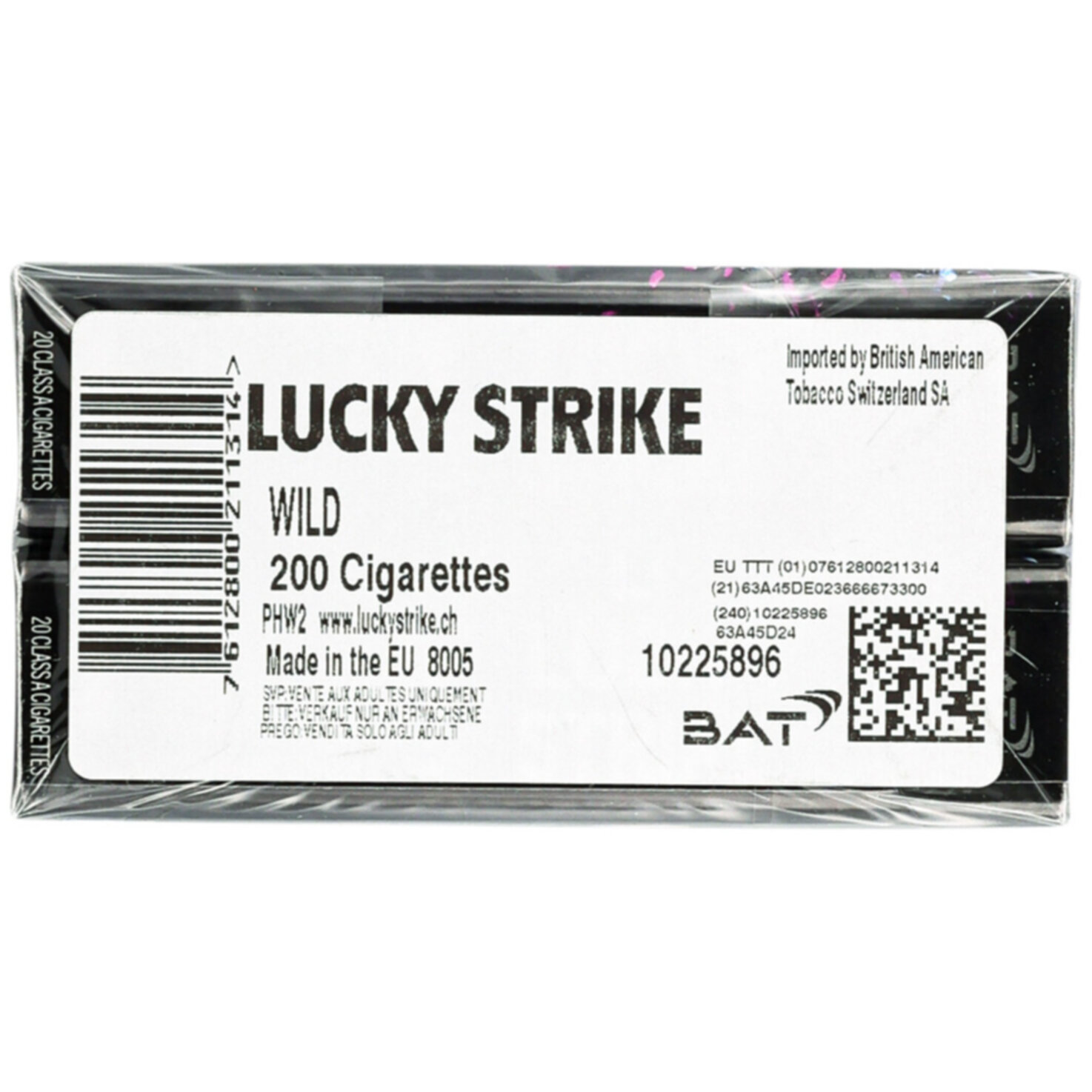 Lucky Strike Zigaretten Wild Stange