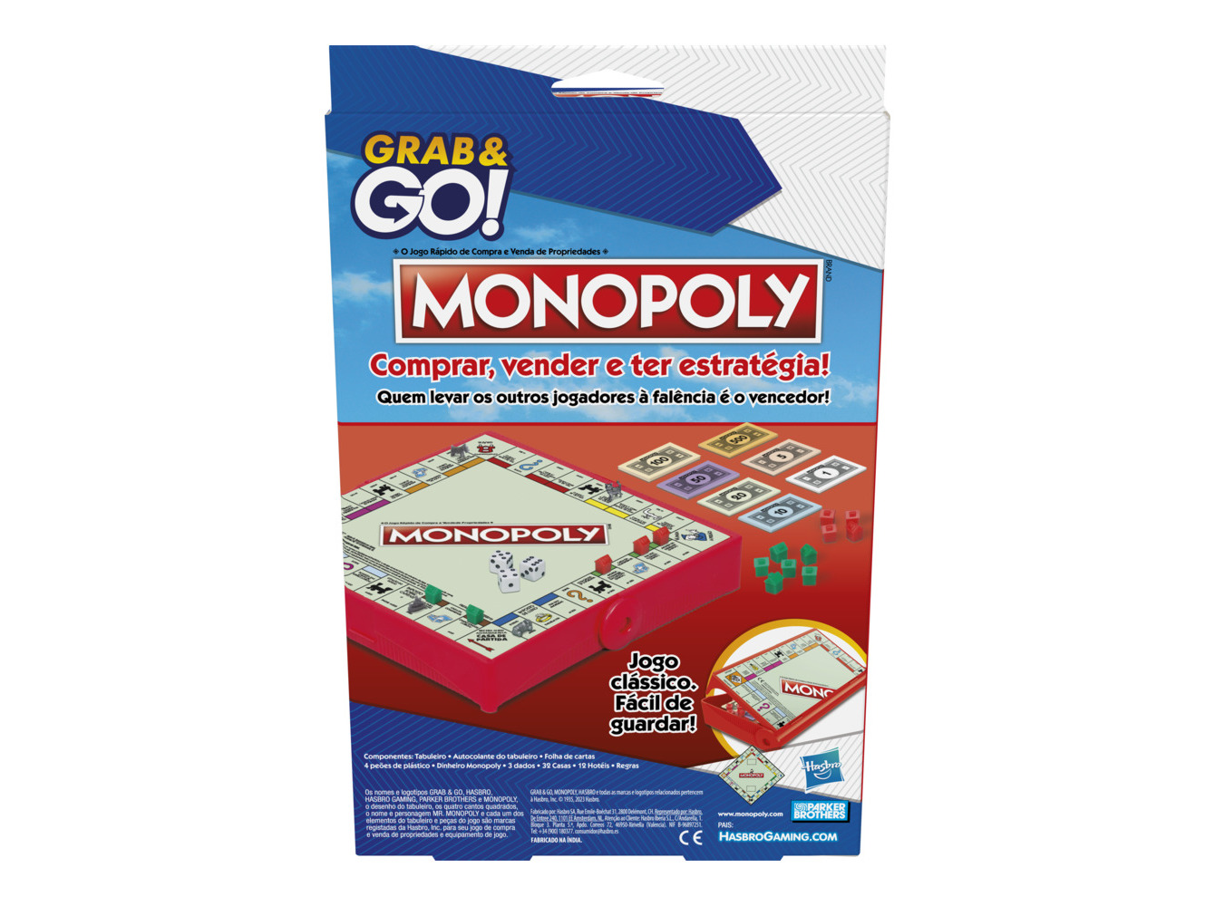 JOGO DE VIAGEM MONOPOLY