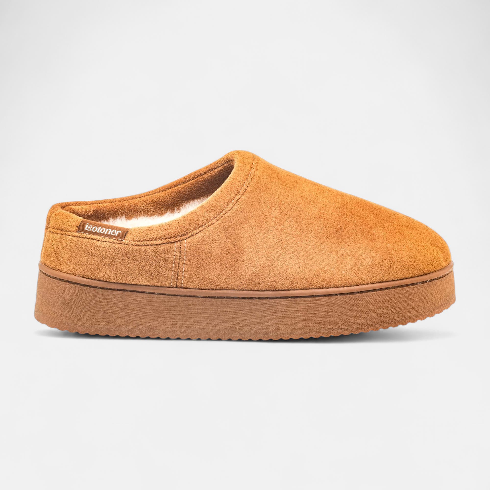 Pantoufles mules Femme cognac