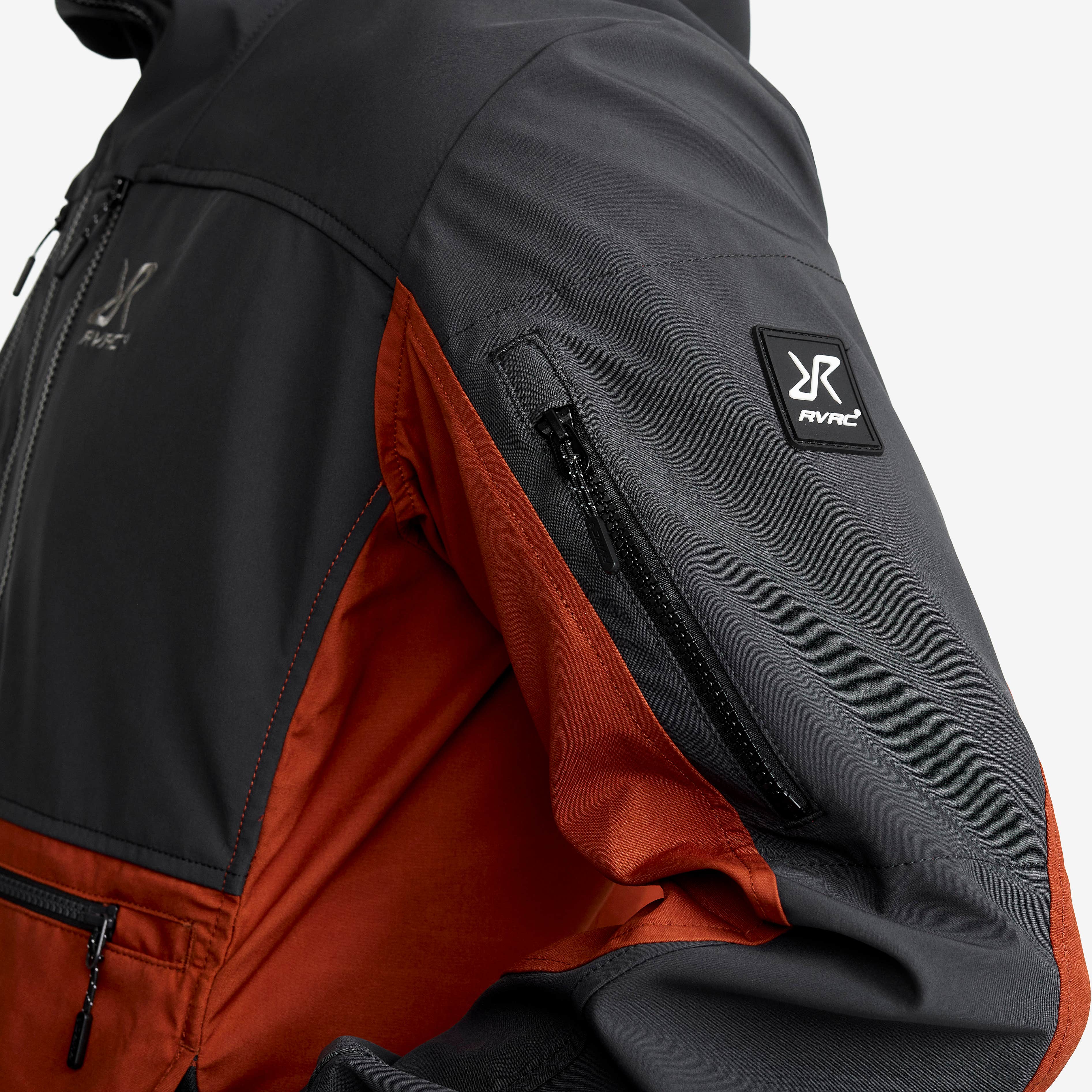 Outdoor Anorak Herre Rusty Orange