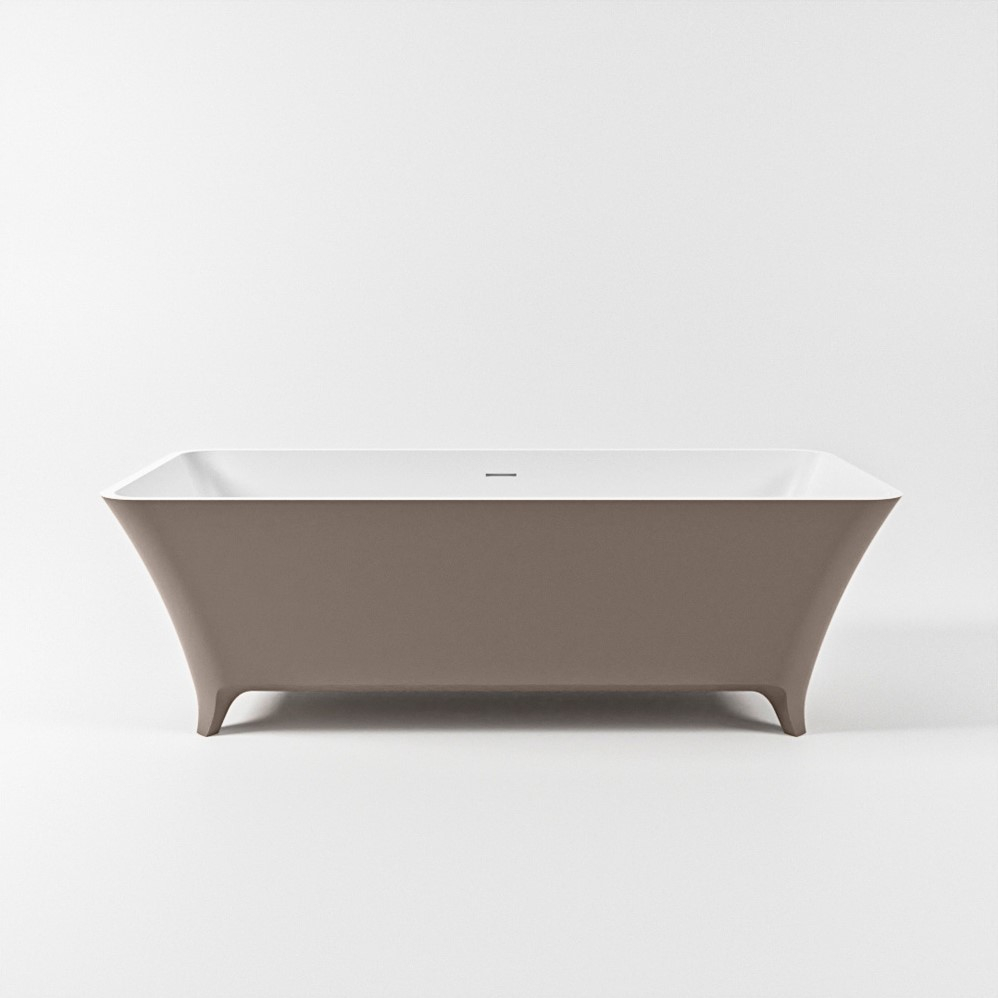 Mondiaz Lundy vrijstaand bad 170x75cm kleur smoke/talc