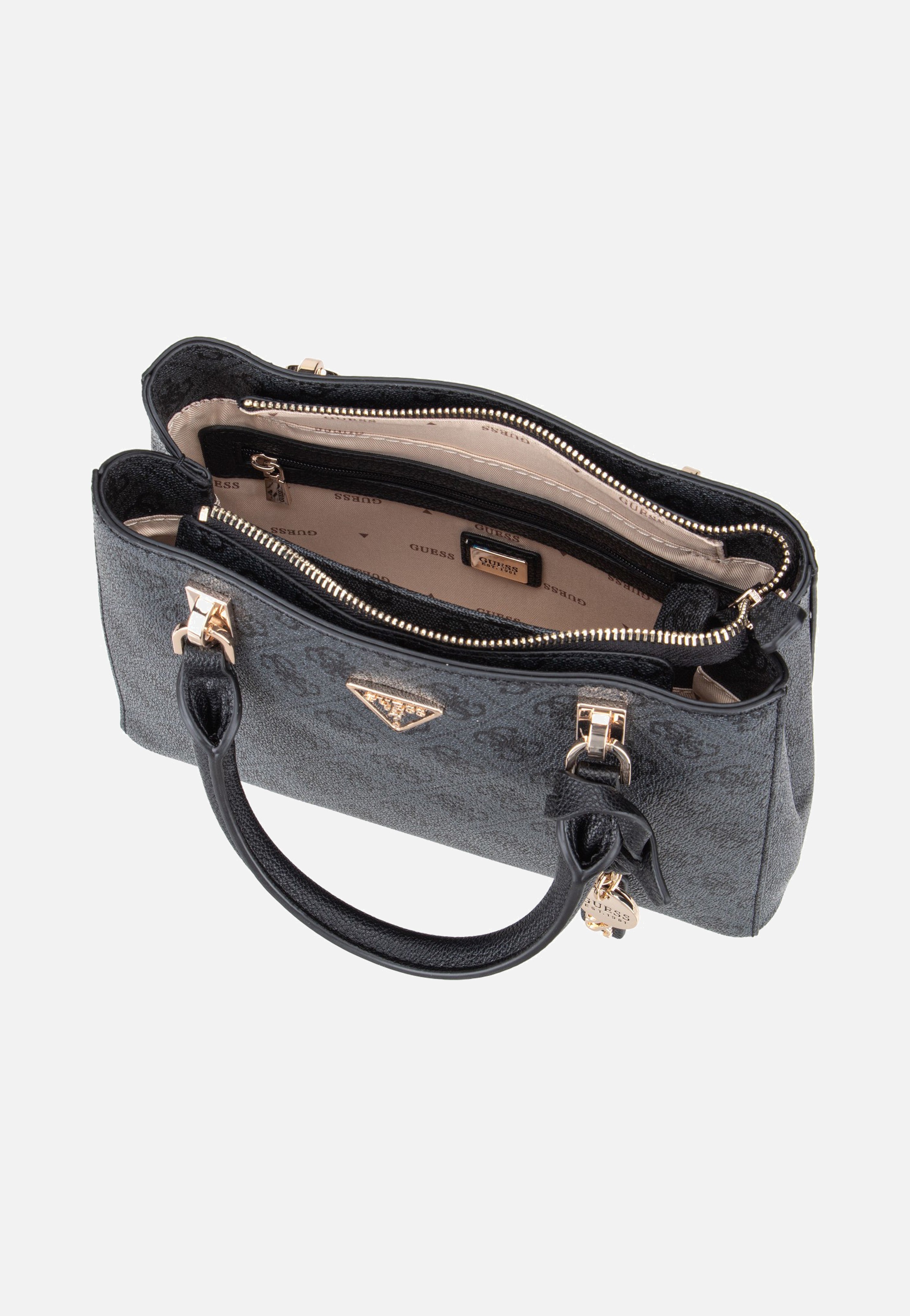 Noelle II Sml Multi Comp Coal Logo - Satchel