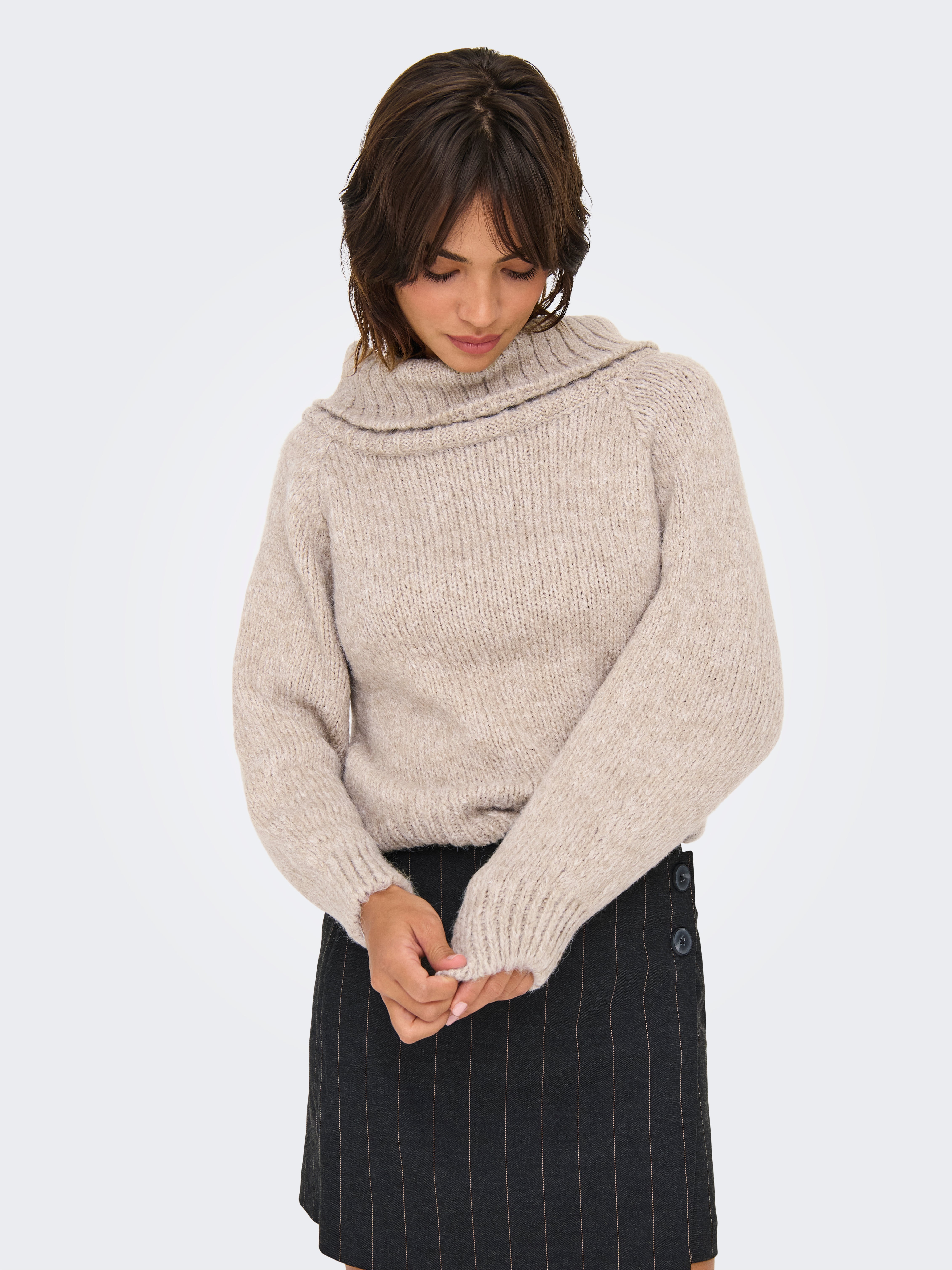 ONLMARIE Strickpullover Weathered Teak