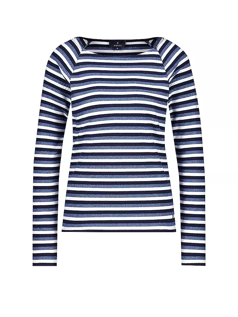 MONARI Langarmshirt blau