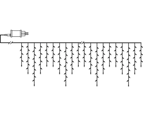 Star Trading Istappsslinga Balkong 240 lampor (6 Meter)