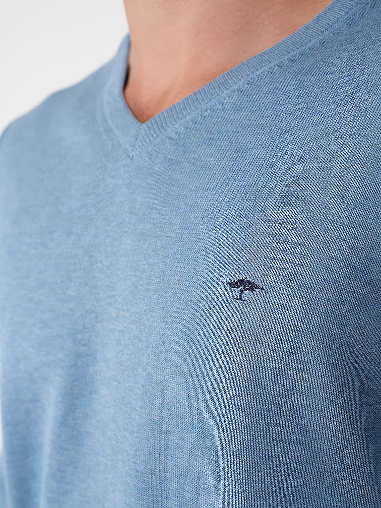 FYNCH HATTON Pullover hellblau