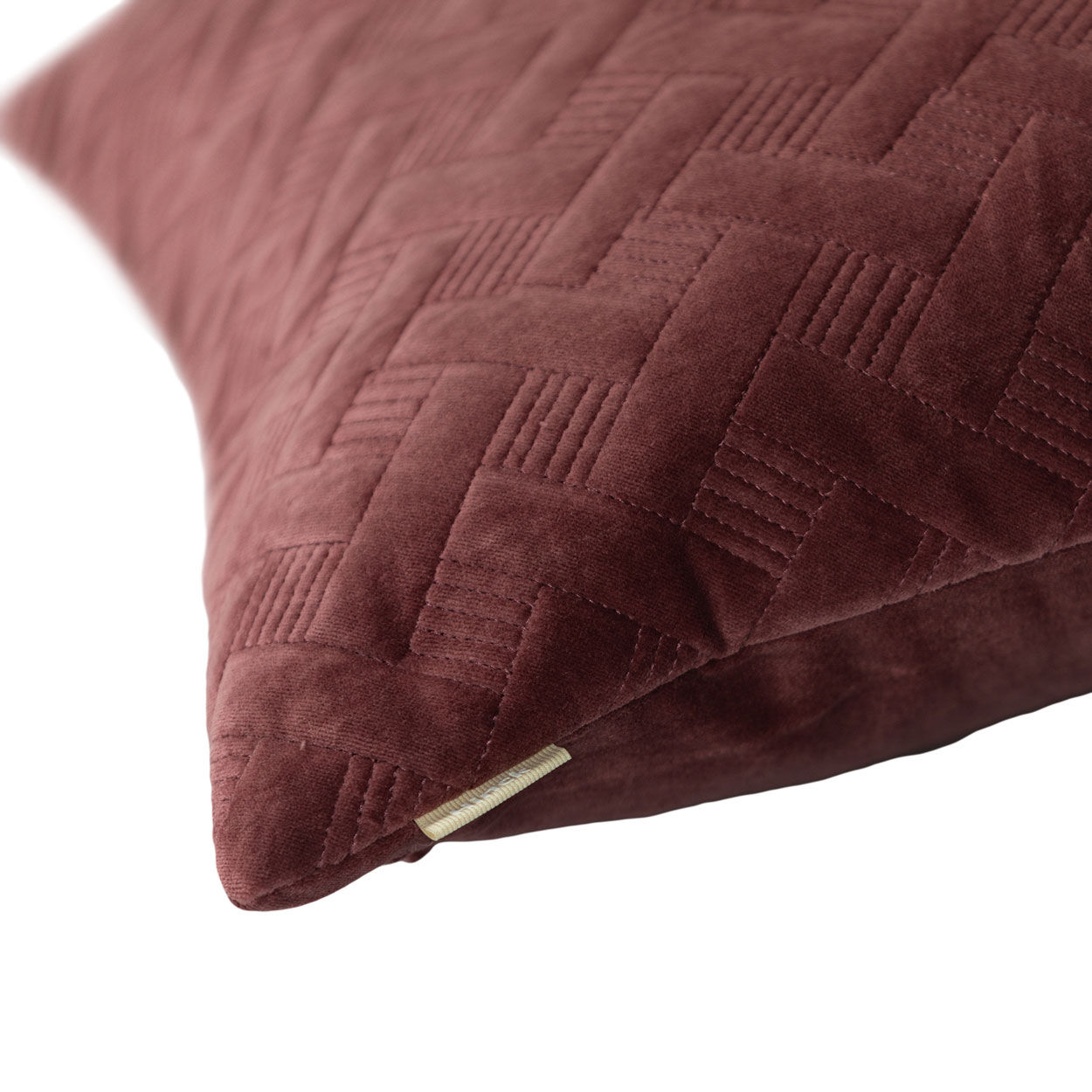 Kussen velours Grids newmineral