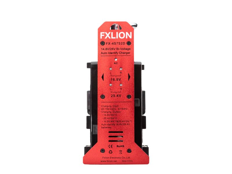 FXLion Ladegerät 2 CH Automatic Voltage Charger Automatisches Zweikanal-Spannungsladegerät