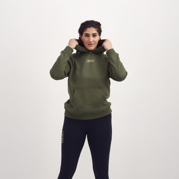 Lipati Dame Trøjer Not For Running Hoodie Grøn