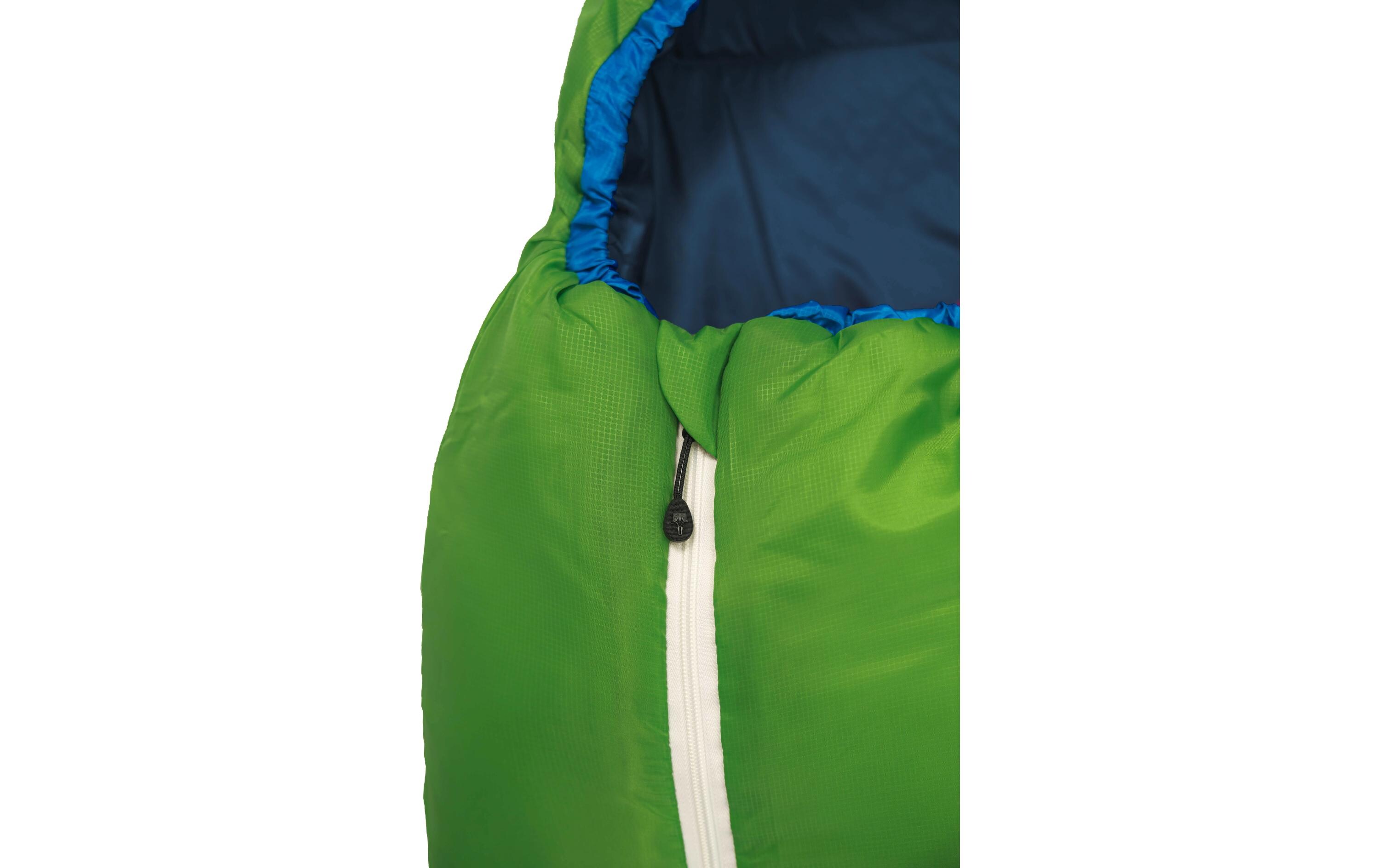 Kinderschlafsack Biopod Wolle Kids World Traveller Green<br>Leichter, mitwachsender Kinderschlafsack