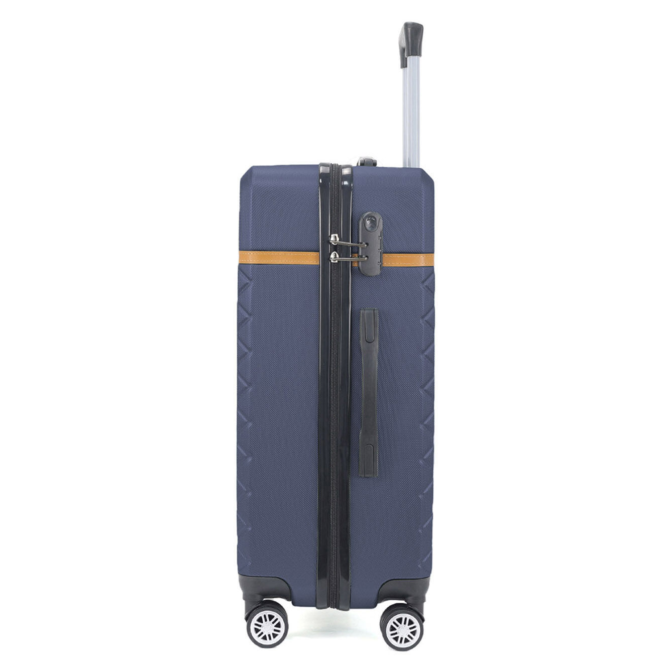 Maison Héritage Valise Long Séjour 4 roues doubles Odeon 75 cm bleu marine