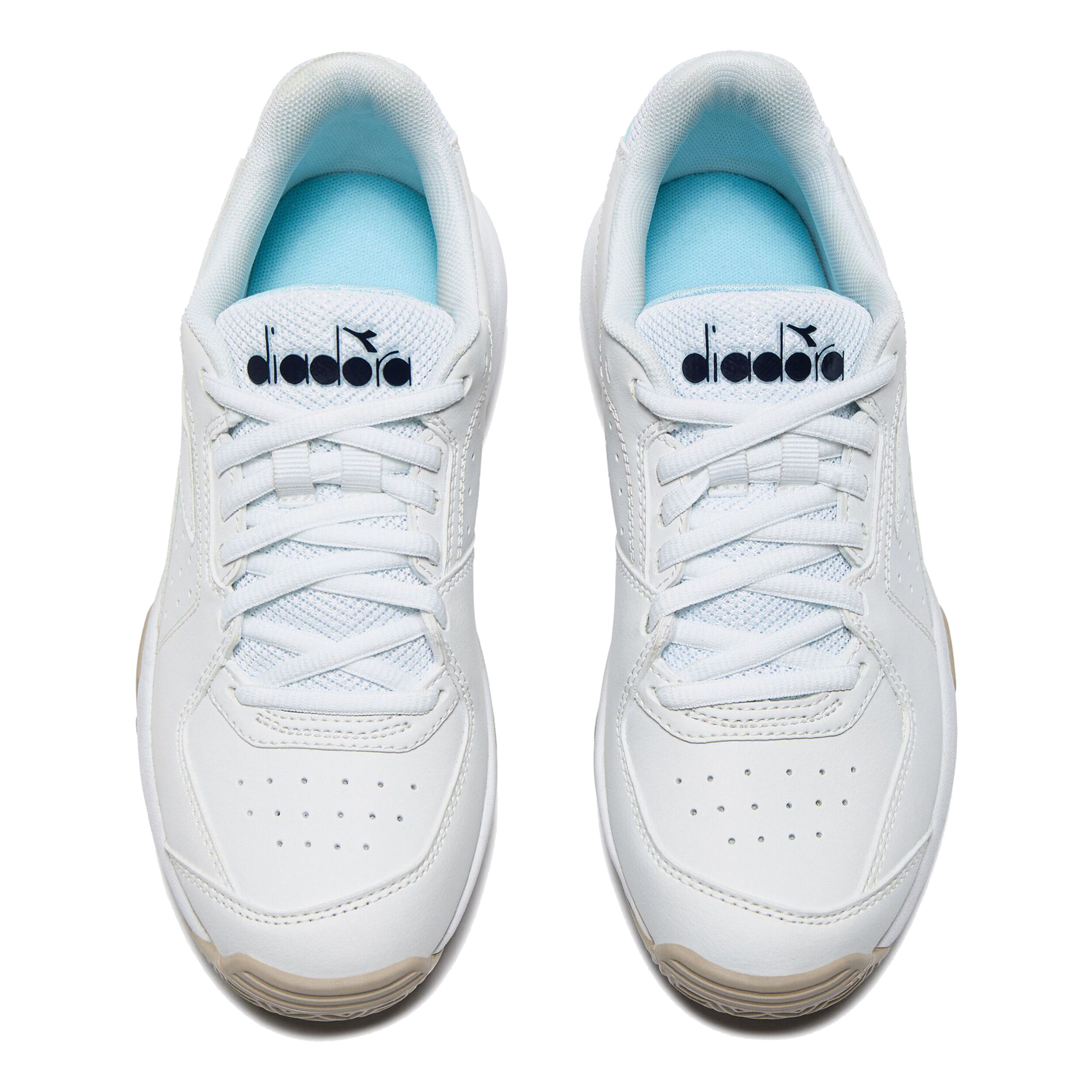 Diadora S. Challenge 6 Sl Chaussure Terre Battue Femmes - Blanc , Bleu Clair