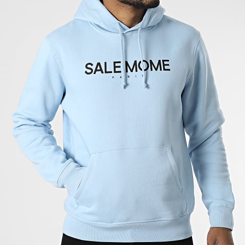 Sweat Capuche Rhino Bleu Ciel Noir