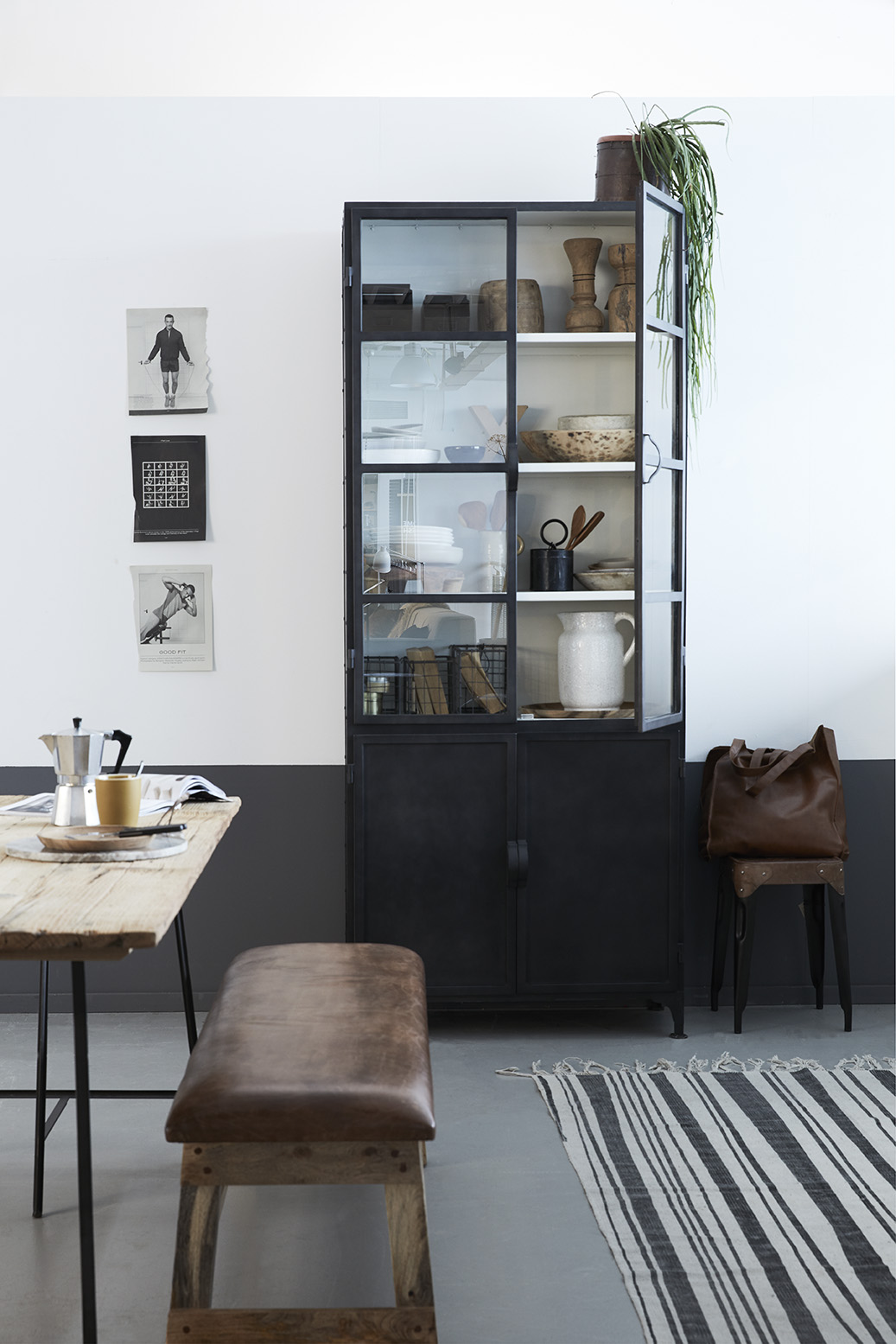 Vitrinekast Seattle White