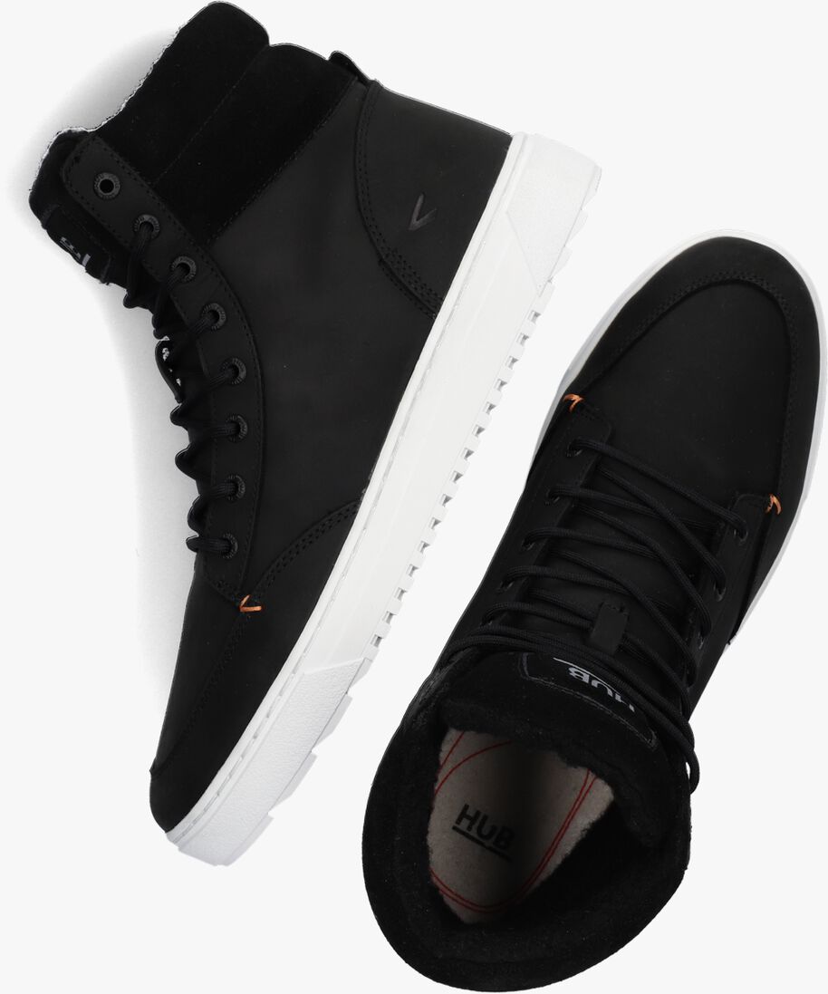 HUB zwarte hub hoge sneaker dublin 2.0