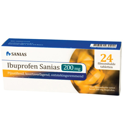 Sanias Ibuprofen 200mg (24 stuks)