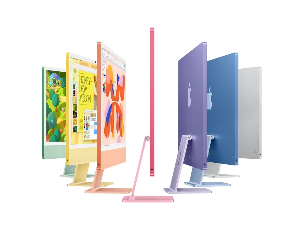 Apple iMac with 4.5K Retina display - Alt-i-én M4 - RAM 24 GB - SSD 512 GB - Apple M4 10-core - Gigabit Ethernet, IEEE 802.11ax (Wi-Fi 6E), Bluetooth 5.3 - macOS Sequoia 15.0 - skærm: LED 24