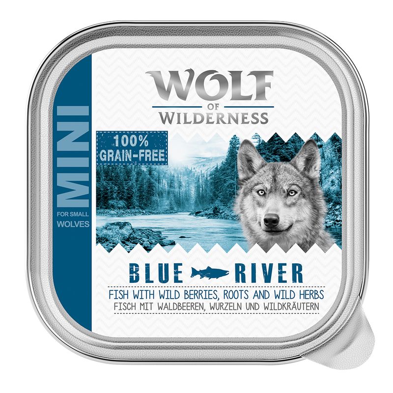 Wolf of Wilderness Adult - Single Protein 6 x 150 g en barquettes