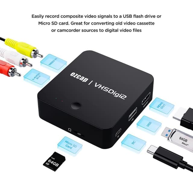 EZCAP CVBS (Composite Video Baseband Signal) Recorder