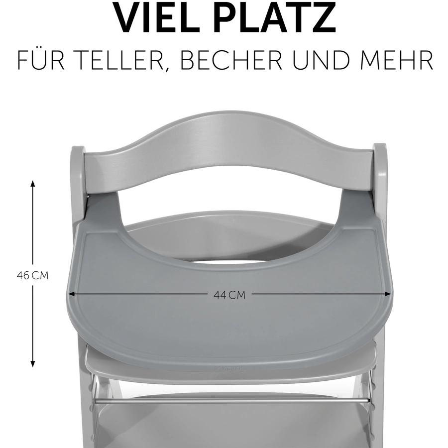 Hauck Alpha Esstisch Click Tray Grey