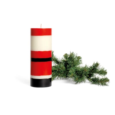 Stumpenkerze Weihnachtsmann
