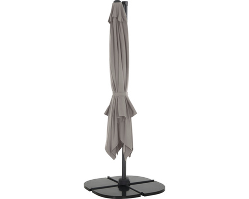 Siena Garden Califorina zweefparasol 300 x 300 cm taupe
