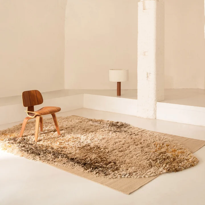 nanimarquina - Alga Teppich, 179 x 270 cm, grau