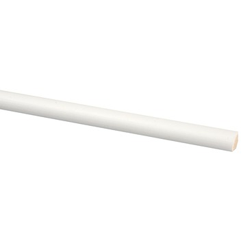 Lat kwartrond grenen wit gegrond 11x11 mm 270 cm