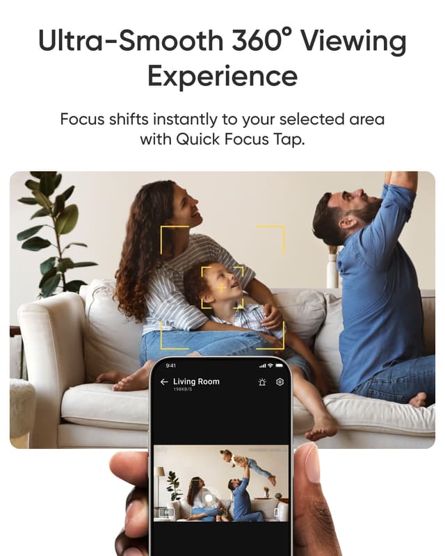 Eufy Indoor Cam E30 indendørs sikkerhedskamera (hvid)