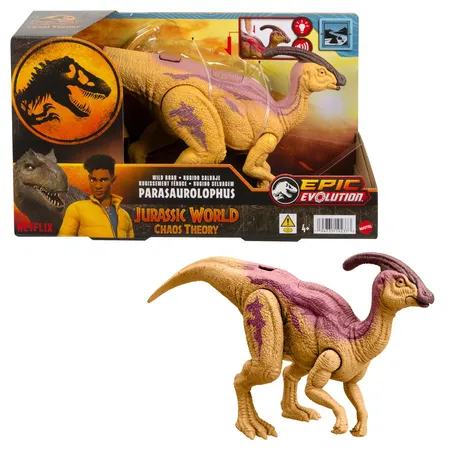 Mattel Jurassic World Wild Roar - Parasaurolophus (CT)