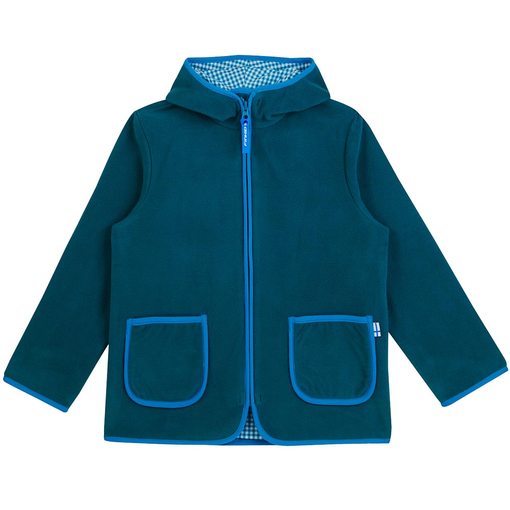 Finkid Tonttu Fleecejacke Kinder deep teal