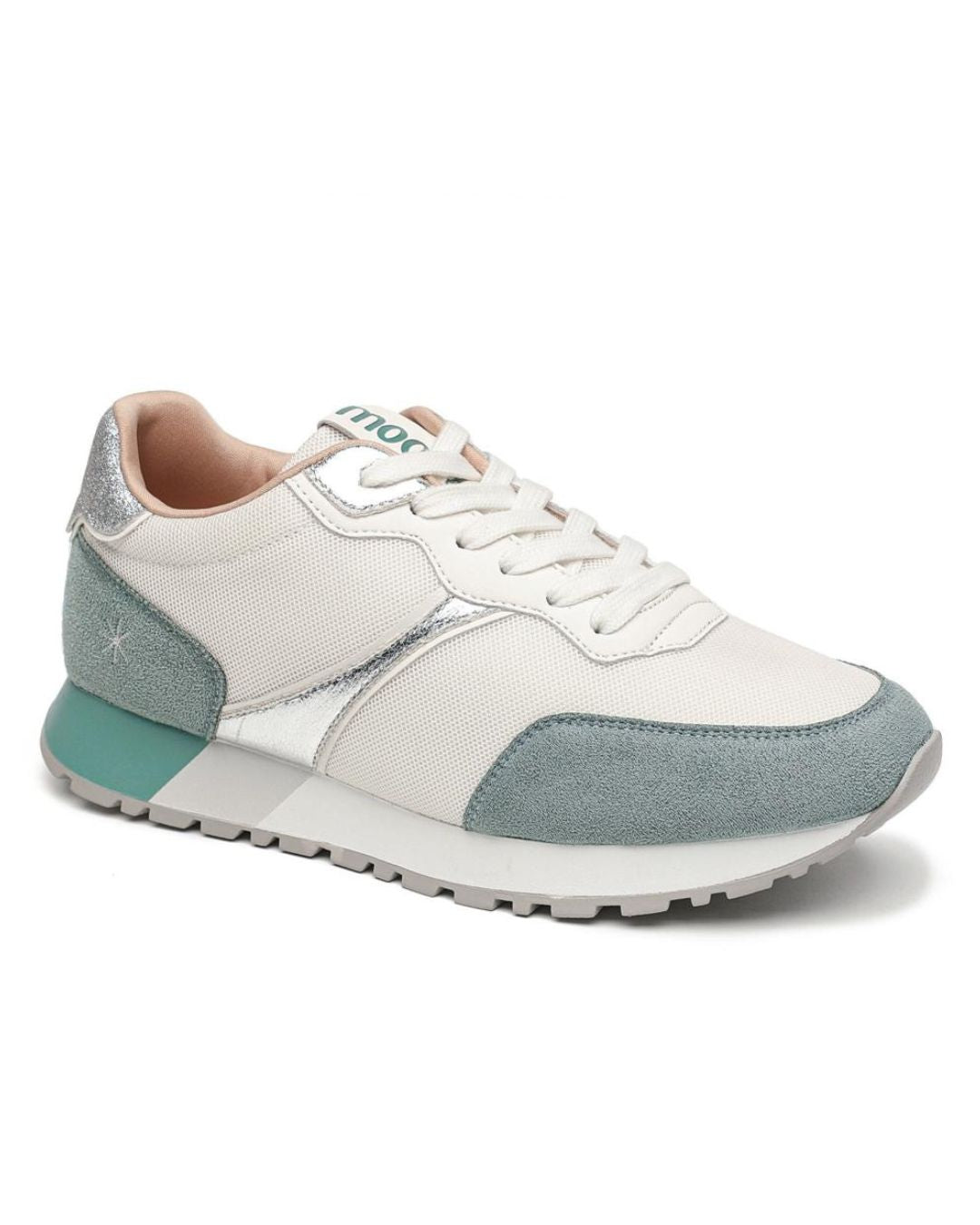 Basket femme bleue jeans à lacets - Gabriella