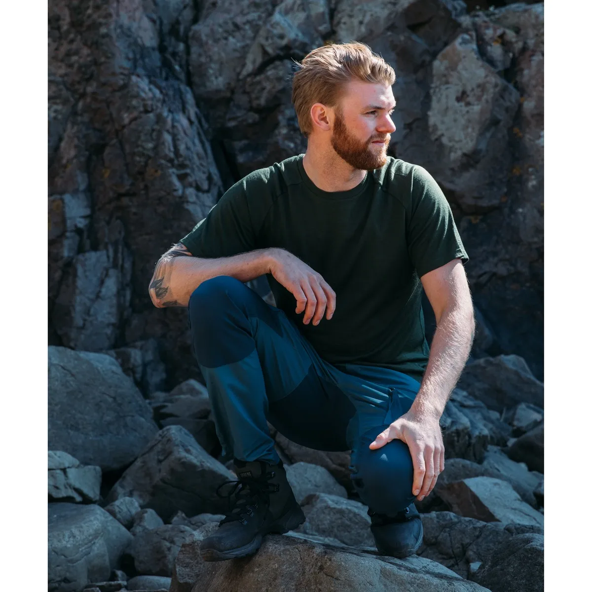 Urberg Men's Bjona Hiking Pants Willow Gray