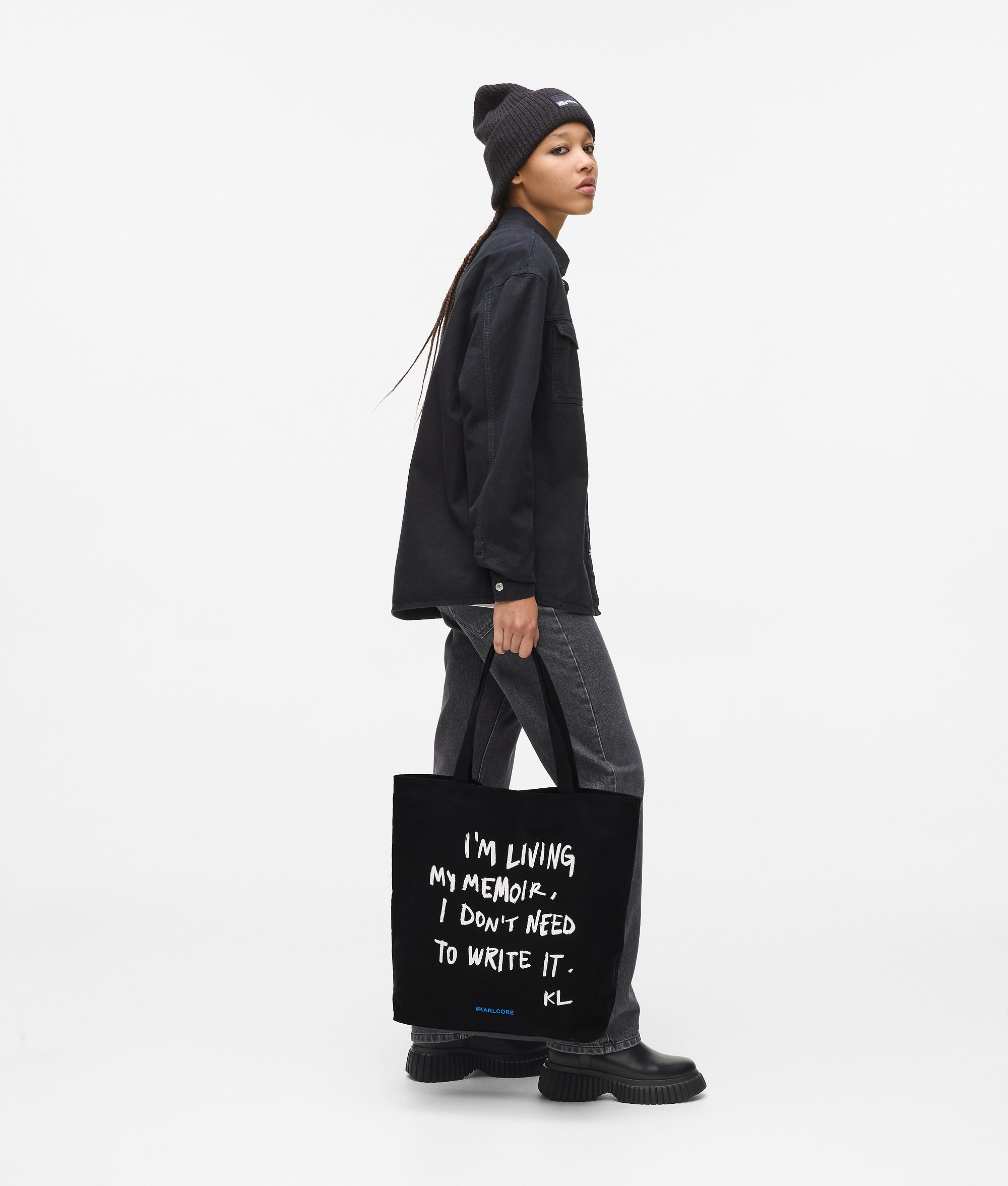 Shopper met citaat van Karl