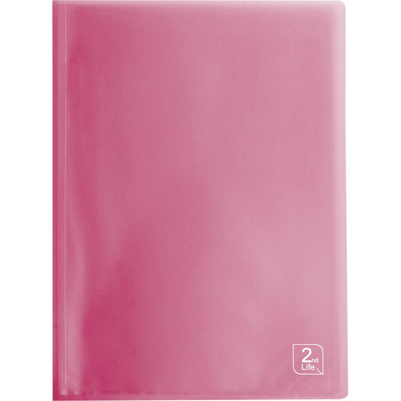 Protège-documents 2ND Life Oxford polypropylène A4 20 pochettes - 40 vues couleurs assorties